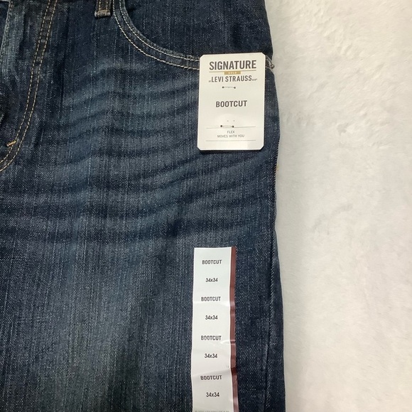 Levi’s NWT Gold Signature By Levi Bootcut Jeans Sz 34W 34L - Picture 7 of 9